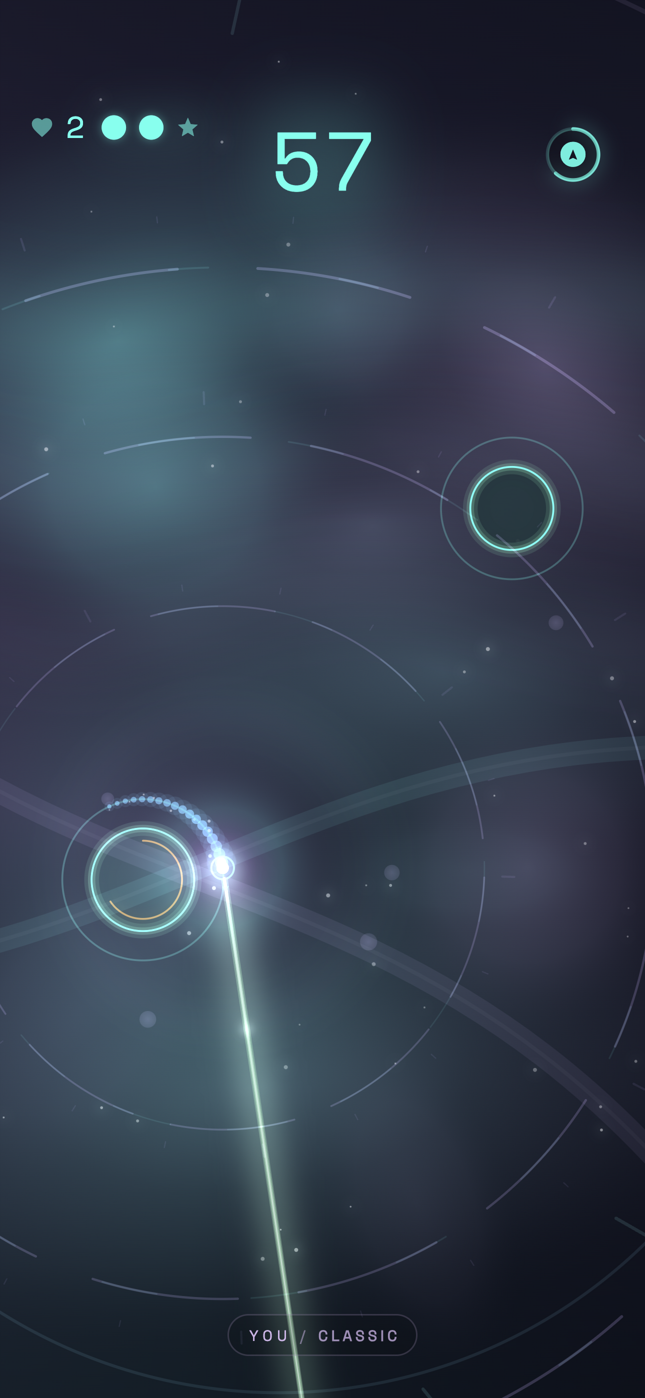 Time warp gameplay screen